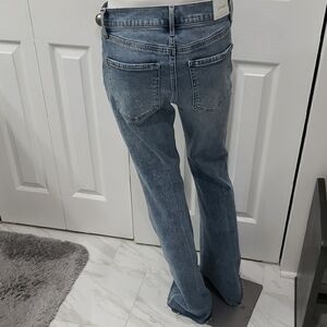 Express Light Blue Flare Jeans